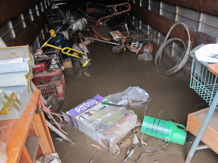 La cabane du jardinier, version pieds dans l'eau.