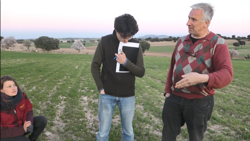 Mehrere Personen sprechen auf dem regenerativen Feld