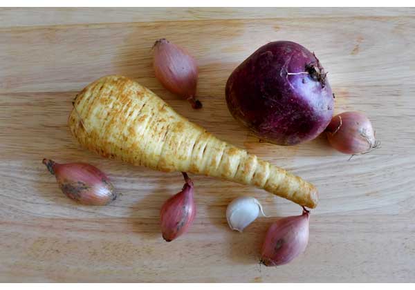 Rote Bete Pastinaken